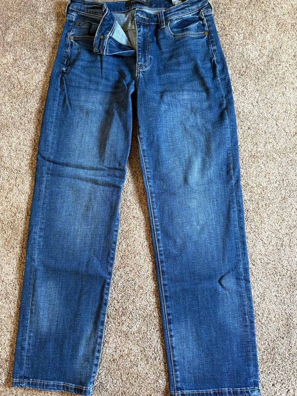 Liverpool Women’s Blue Straight-Leg Jeans